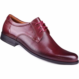 Kampol Herrskor formella skor 344/17 / D3 vinröd
