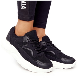 FB2 Svart Delusion damskor på stor sula