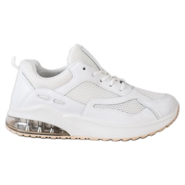 SHELOVET Vita sneakers med mesh