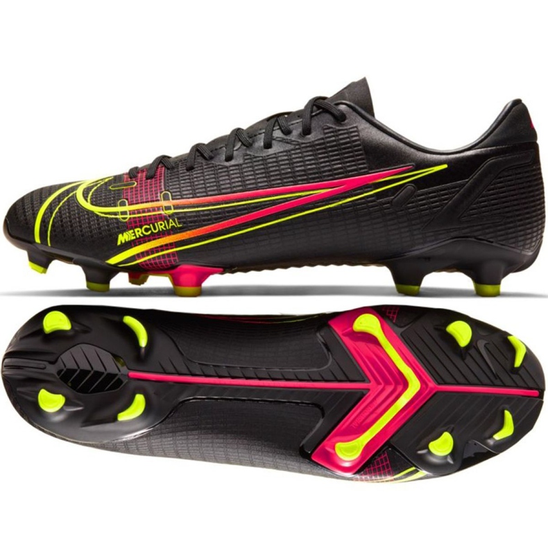 Nike Mercurial Vapor 14 Academy FG / MG M CU5691 090 fotbollsskor mångfärgad svart