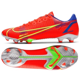 Nike Mercurial Vapor 14 Academy FG / MG M CU5691 600 fotbollsskor röd apelsiner och röda