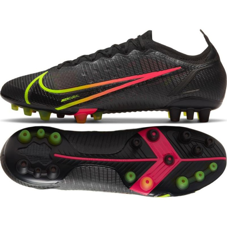 Nike Mercurial Vapor 14 Elite Ag M CZ8717 090 fotbollsskor mångfärgad svart