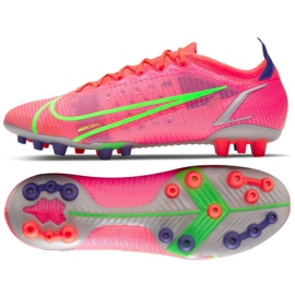 Nike Mercurial Vapor 14 Elite Ag M CZ8717 600 fotbollsskor röd apelsiner och röda