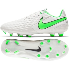 Nike Tiempo Legend 8 Academy Mg M AT5292 030 fotbollsskor vit vit