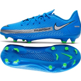 Nike Phantom Gt Academy FG / MG Jr CK8476 400 fotbollsskor blå blå