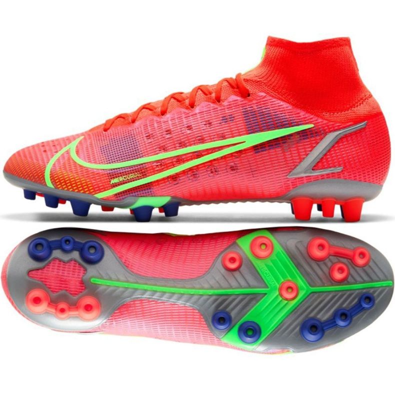 Nike Mercurial Superfly 8 Elite Ag M CV0956 600 fotbollsskor röd röd