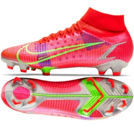 Nike Mercurial Superfly 8 Pro Fg M CV0961 600 fotbollsskor röd röd