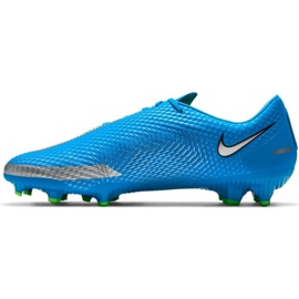 Nike Phantom Gt Academy FG / MG M CK8460 400 fotbollsskor blå blå
