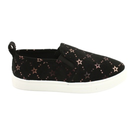 Evento Mocka Sports Slip-On Sneakers 21DZ26-3931 ['svart guld'] svart