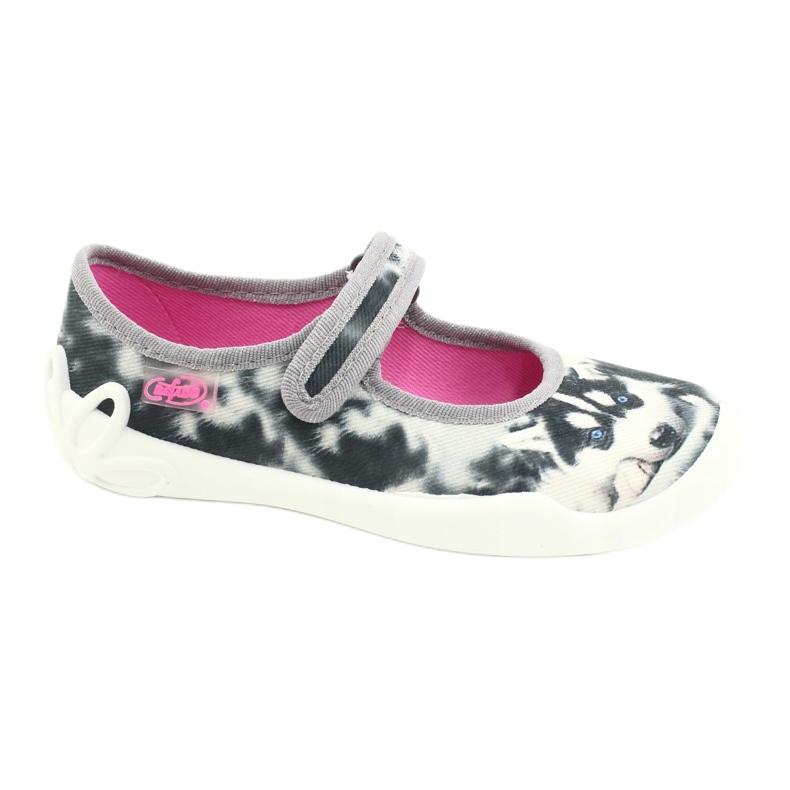 Befado barnskor 114X440 vit grå