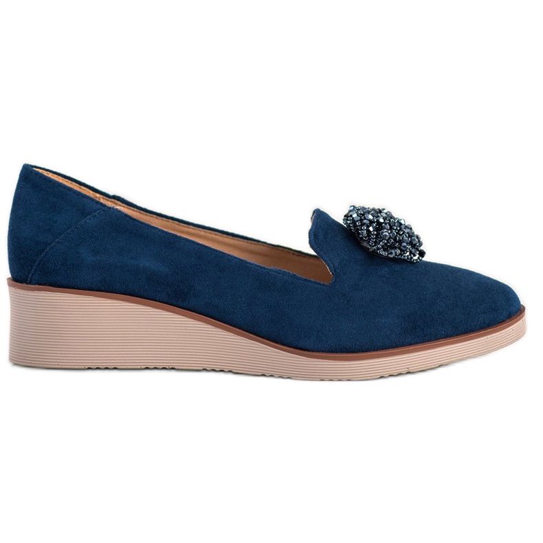 Eleganta herrar med VINCEZA -dekoration marinblå