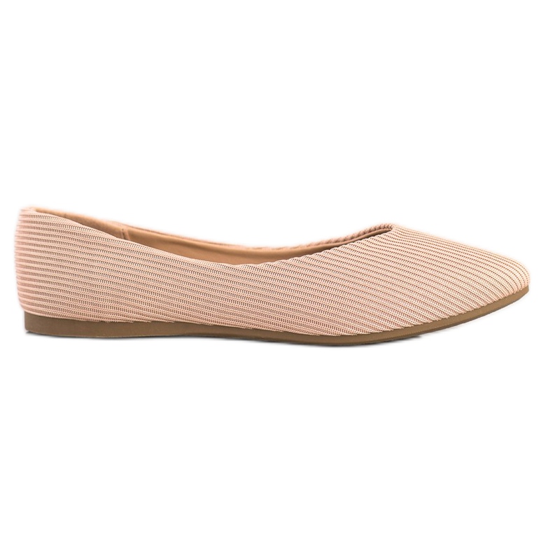 Ballerinor i VINCEZAs ränder beige