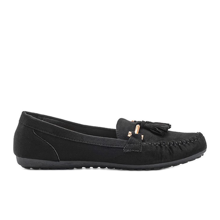 Aubrey svarta mocka loafers