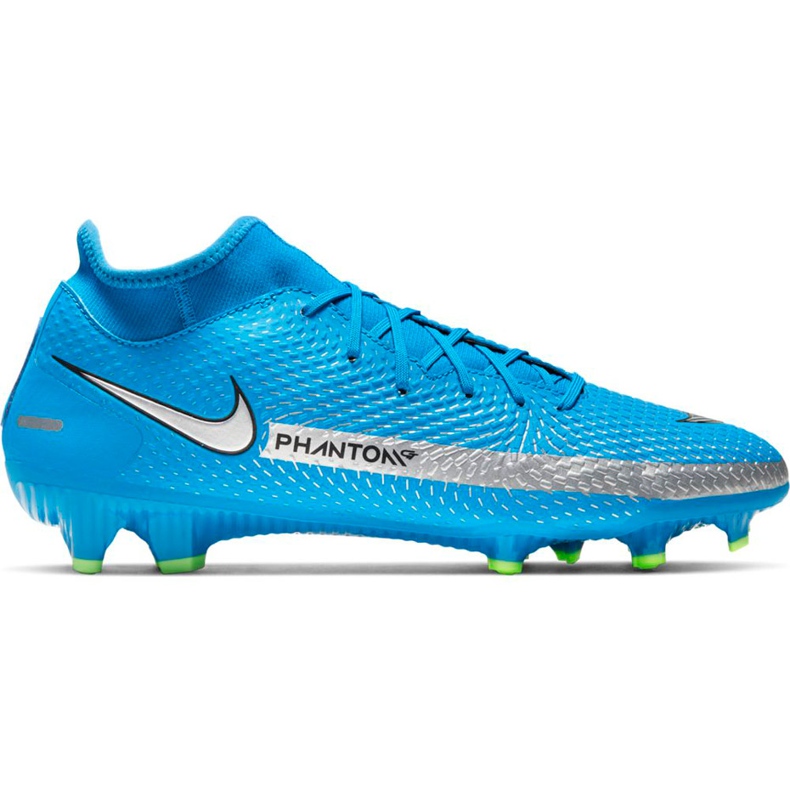 Nike Phantom Gt Academy Df FG / MG CW6667 400 fotbollsskor blå blå