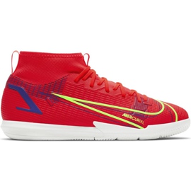 Nike Mercurial Superfly 8 Academy Ic Junior CV0784 600 fotbollsskor röd röd