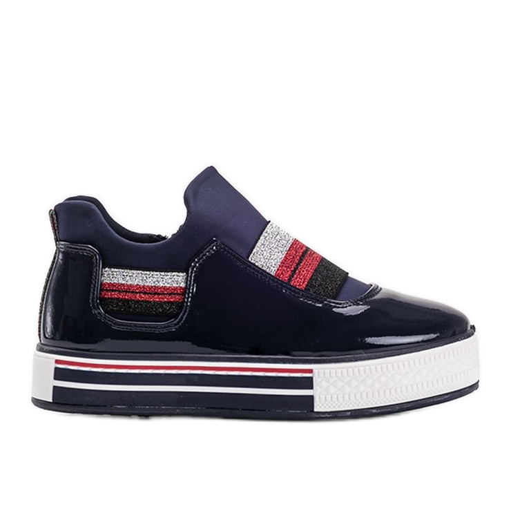 Marinblå lackerade Kaitlynn -tränare