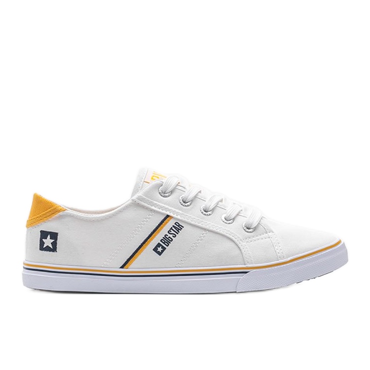 Big Star klassiska vita Celia sneakers