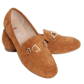 Camel T395 Camel loafers för kvinnor brun
