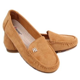 Camel GS13P Tan loafers för kvinnor brun
