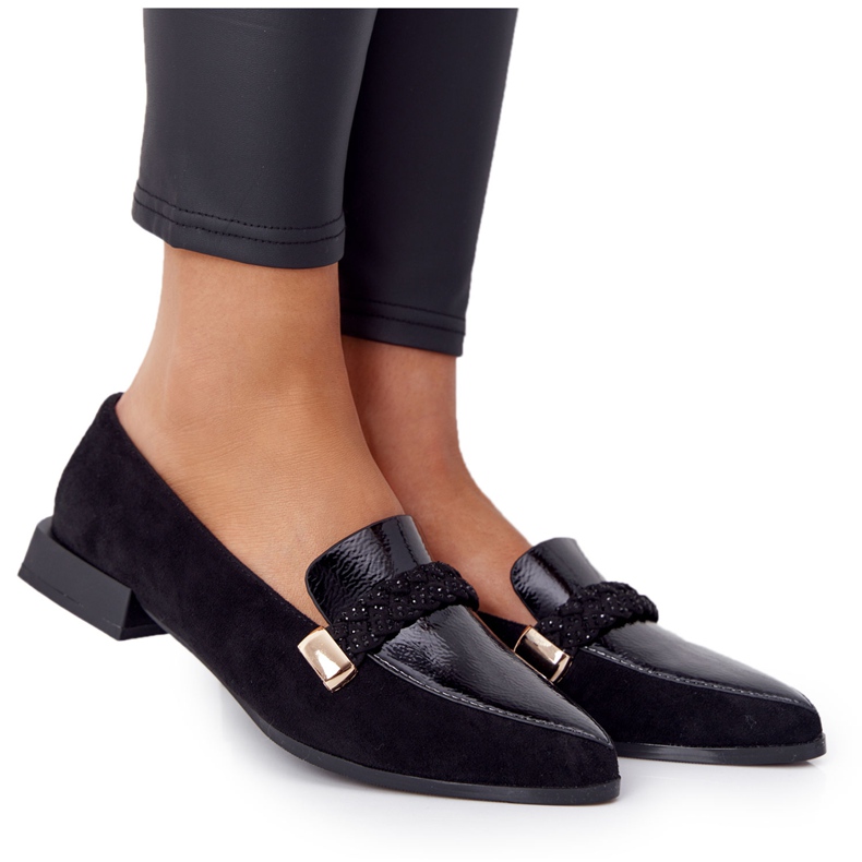 S.Barski Eleganta Moccasins S. Barski Premium Mocka Svart