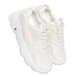 Beige kvinnors sportskor NB373P Beige