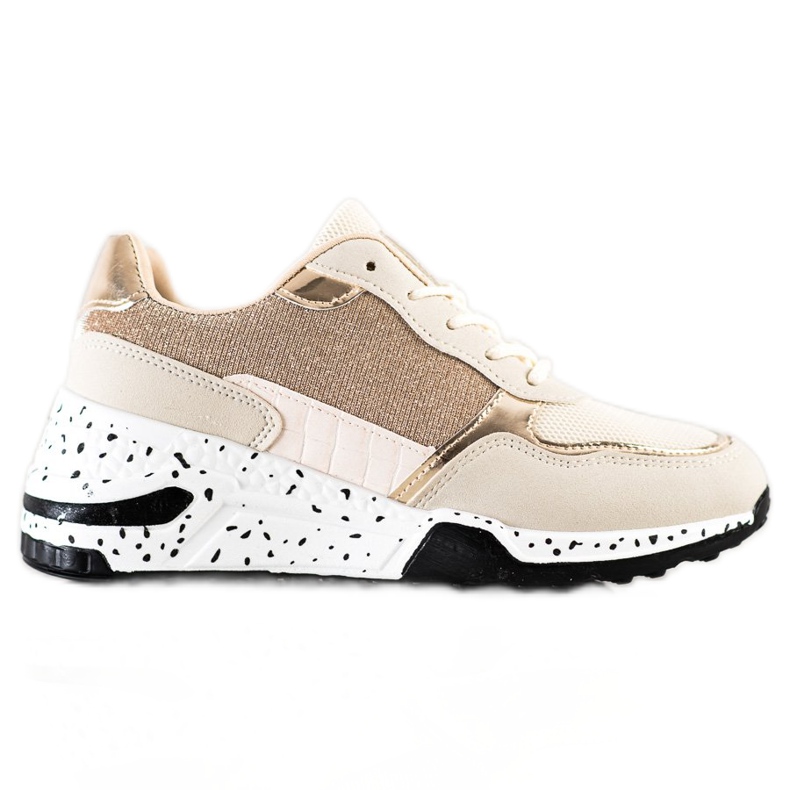 SHELOVET Golden Wedge Sneakers mångfärgad gyllene