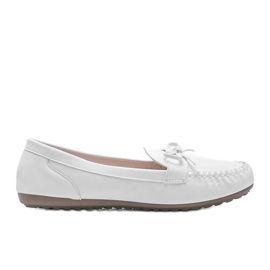 Vita matta loafers med Deborah -rosett