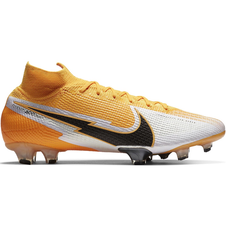 Nike Mercurial Superfly 7 Elite Fg AQ4174 801 fotbollsskor orange orange