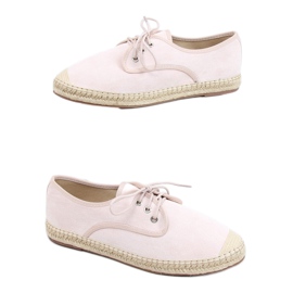 Dam beige espadriller 77-196 Naken