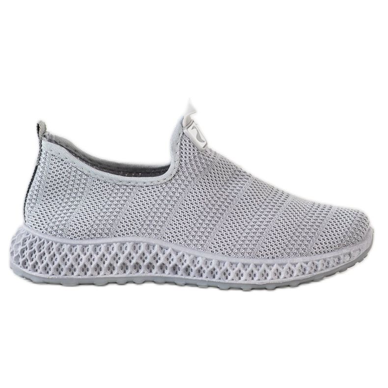 SHELOVET Spring Openwork Slipons grå