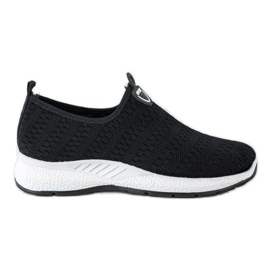 SHELOVET Lätta slip-on sneakers svart