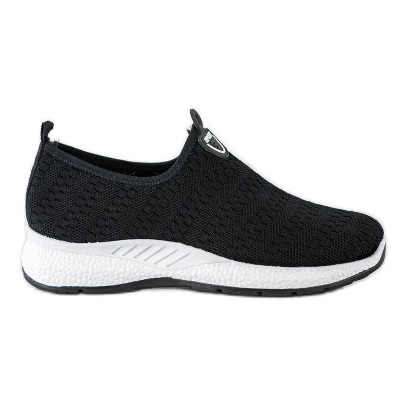 SHELOVET Lätta slip-on sneakers svart