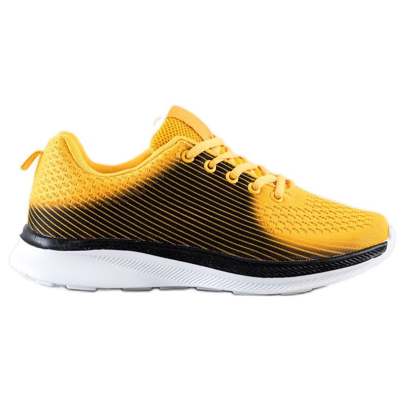 Bona Lätta sportskor svart gul