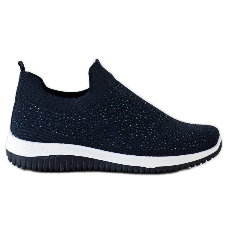 Renda Slip-on sneakers för våren marinblå