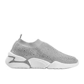 Eva silver slip-on sportskor