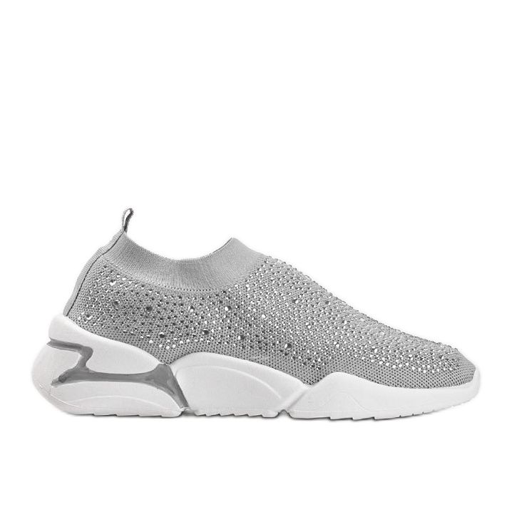 Eva silver slip-on sportskor silver-