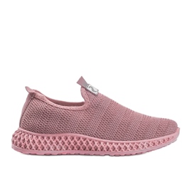Katy rosa slip-on sportskor