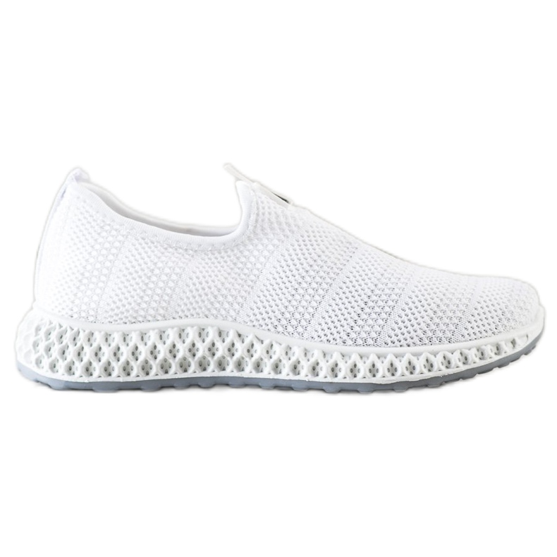 SHELOVET Spring Openwork Slipons vit