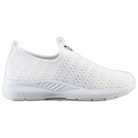 SHELOVET Lätta slip-on sneakers vit