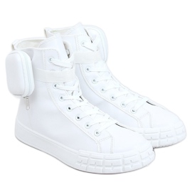 Sneakers för fotleden med en påse vit VL142 Vit