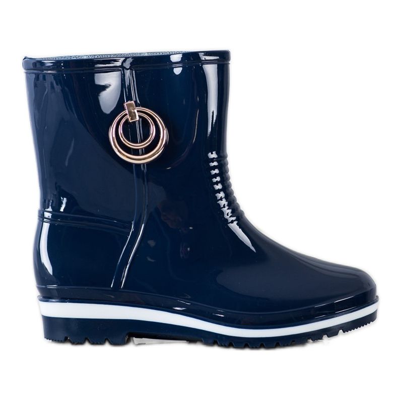 Bona Galoscher Med Gyllene Ornament blå