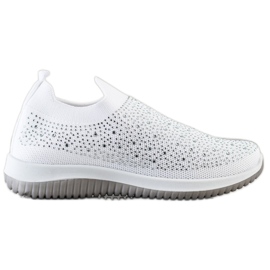 Renda Slip-on sneakers för våren vit