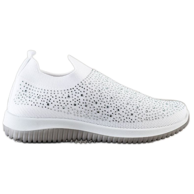 Renda Slip-on sneakers för våren vit