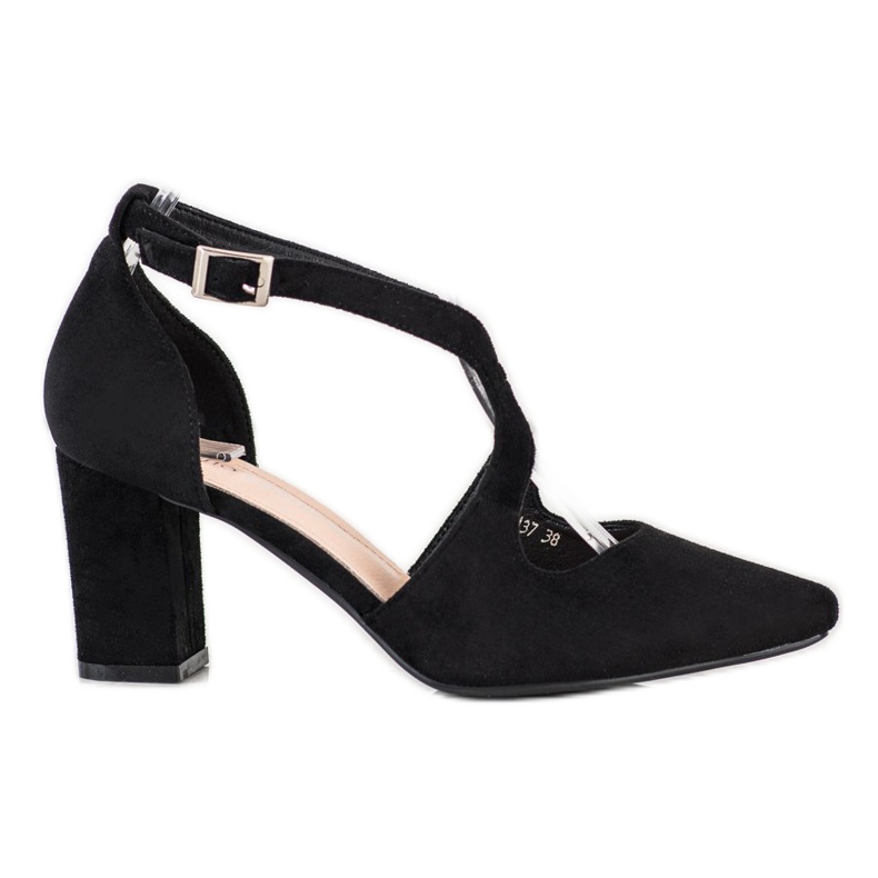 Eleganta Sergio Leone pumps svart