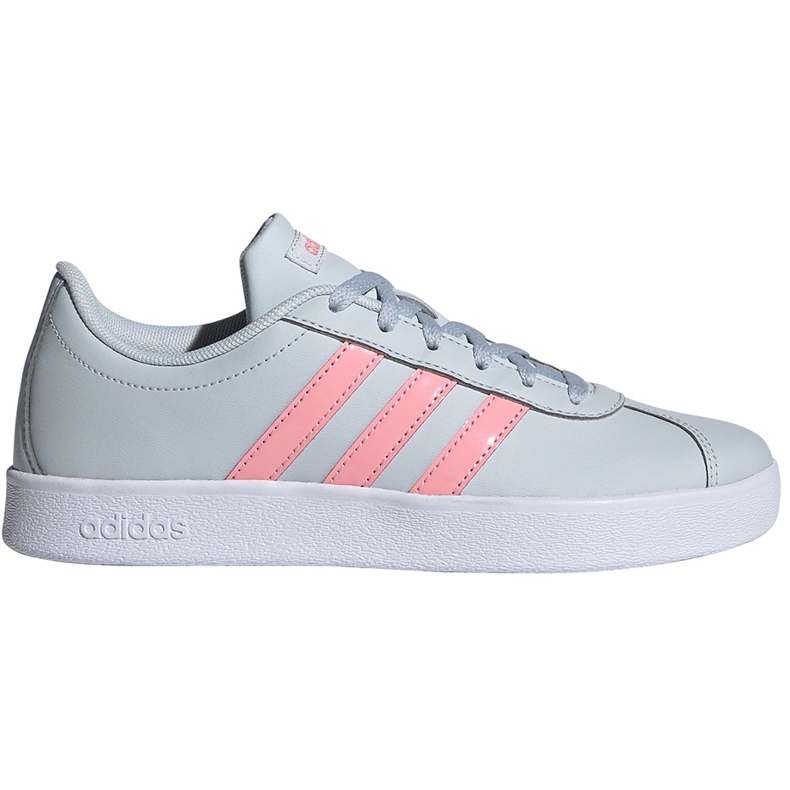 Adidas barnskor Vl Court 2.0 K blå-rosa FY9151