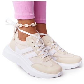 PS1 Kvinnors sportskor Sneakers Beige Holiday vit