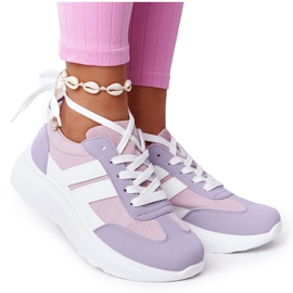 PS1 Kvinnors sportskor Sneakers Violet Holiday vit purpur rosa