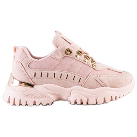 SHELOVET Pulver sneakers rosa