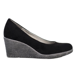 VINCEZA mocka pumpar svart