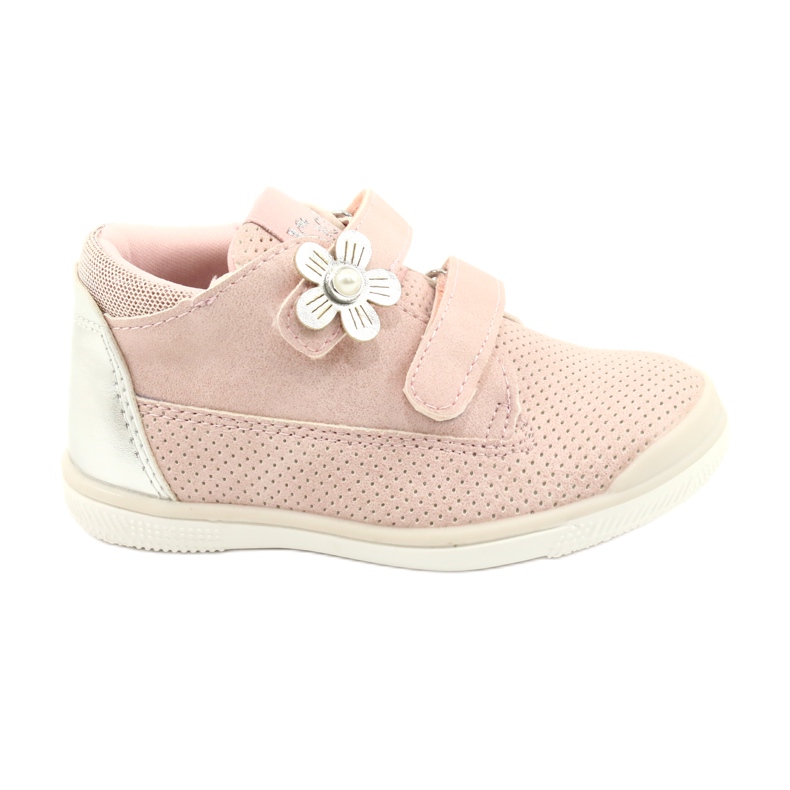 American Club Sportskor med kardborreband GC06 / 21 rosa-silver silver-